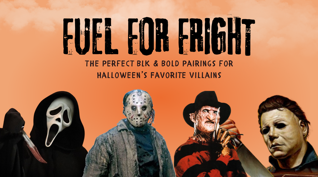 Fuel for Fright: The Perfect BLK & Bold Pairings for Halloween’s Favorite Villains