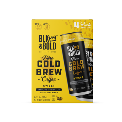 Speciality Coffee and Tea Brand, BLK & Bold, Introduces Keto Friendly Nitro Sweet Cold Brew Flavor to Line of Cold Brew