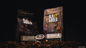 BLK & Bold Specialty Coffee Marvel Studios Black Panther Wakanda Forever