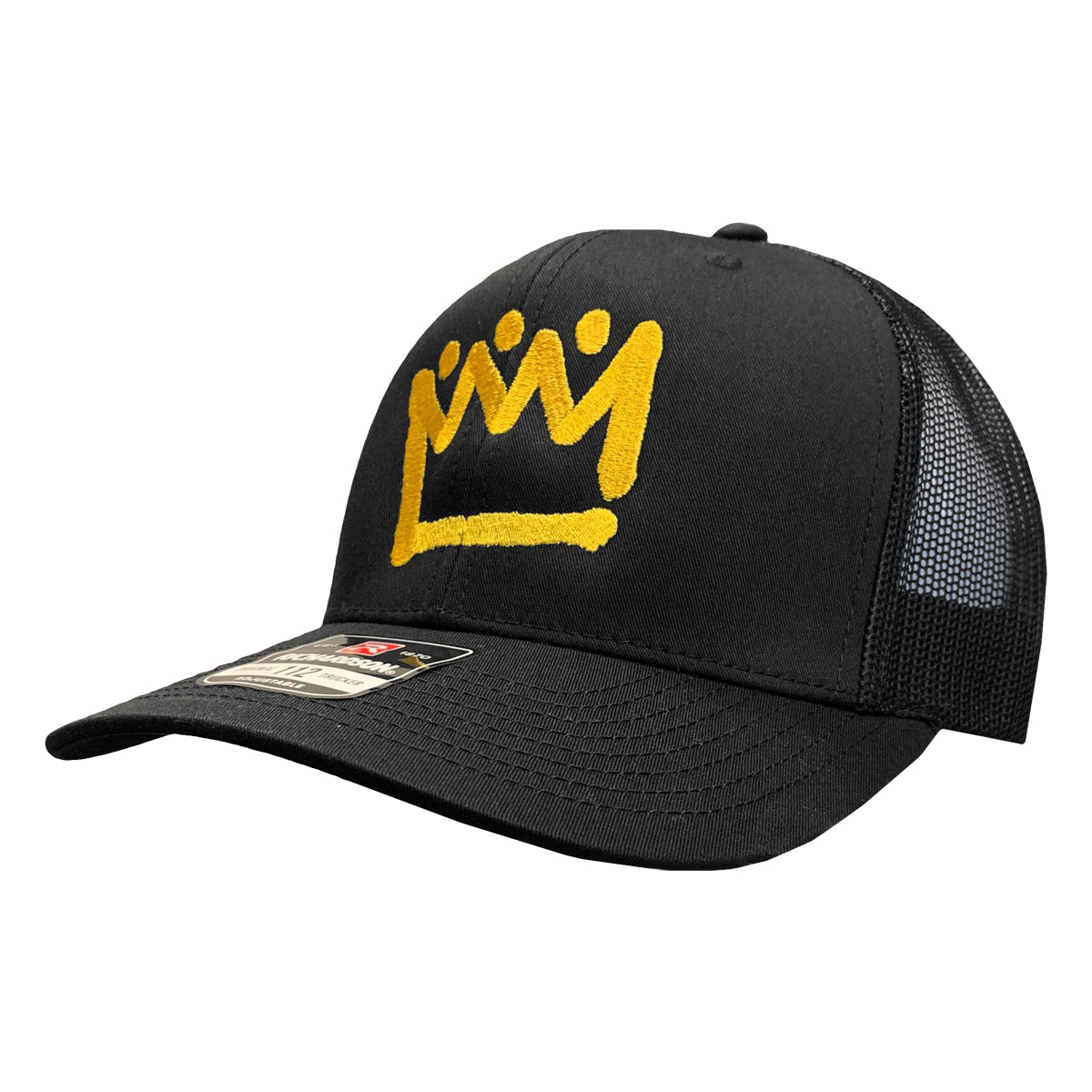 Crown Trucker Cap Logo 9*9様 \Black\公式通販 CROWN STOCK TRUCKER