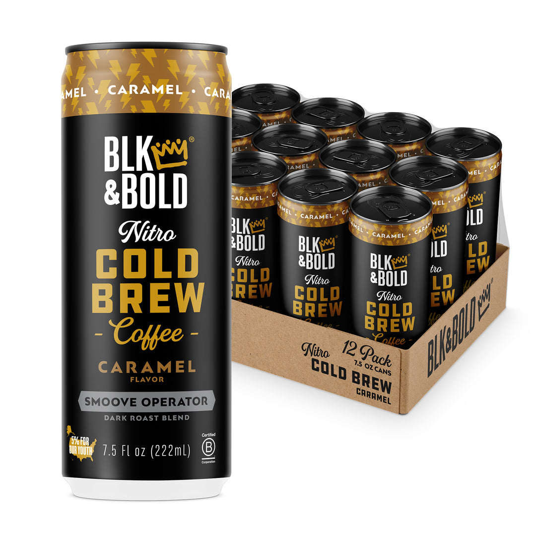 BLK & Bold Nitro Cold Brew Coffee - Caramel