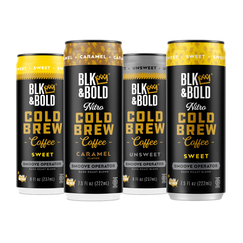 BLK & Bold Nitro Cold Brew Coffee - Caramel