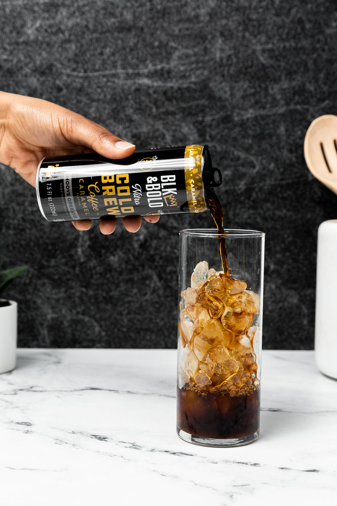 BLK & Bold Nitro Cold Brew Coffee - Caramel