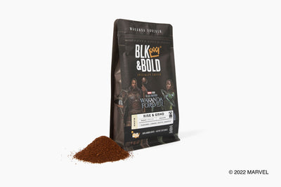 Marvel Studios' Black Panther Wakanda Forever x BLK & Bold Specialty Coffee - Rise & GRND